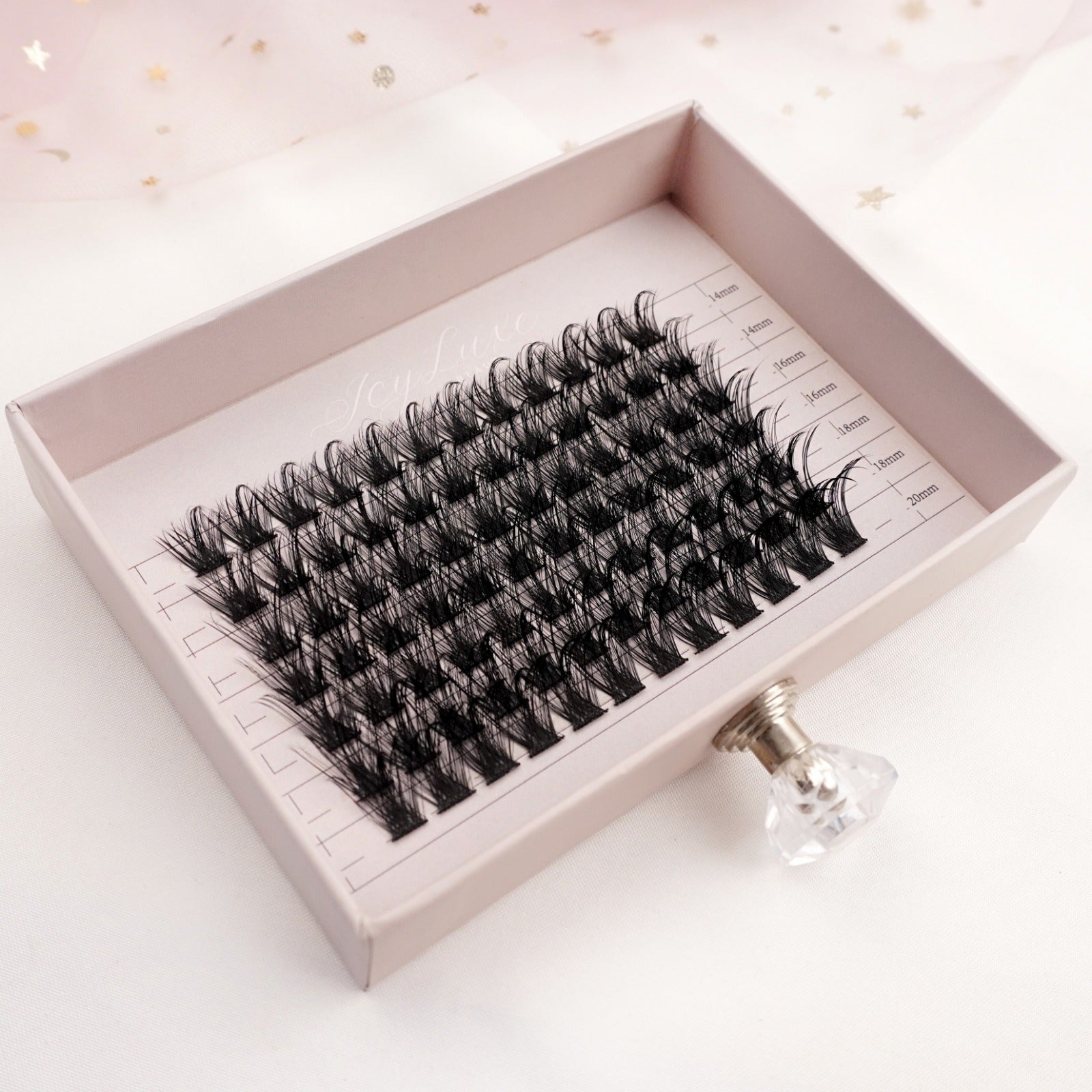 Peekaboo - Icyluxe | DIY Lash Clusters, wispy lash clusters, spiky lash clusters