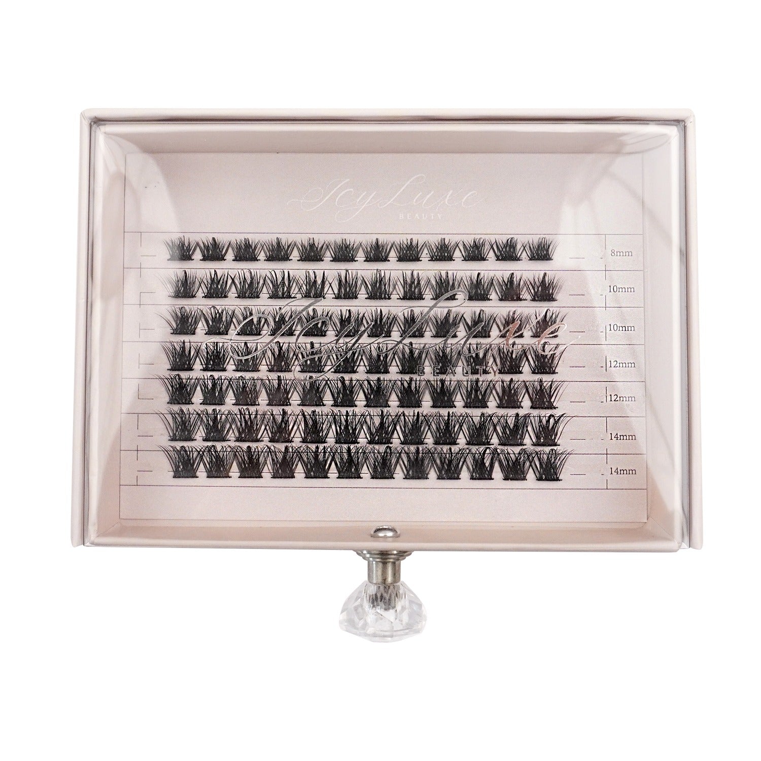 Peekaboo - Icyluxe | DIY Lash Clusters, wispy lash clusters, spiky lash clusters, 8-14mm